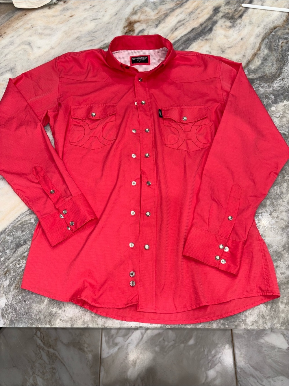 Hooey Habitat Western Red Men's Casual Button Down Shirt